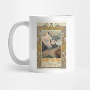 Austria Hohe Tauern Vintage Travel Poster 1910 Mug